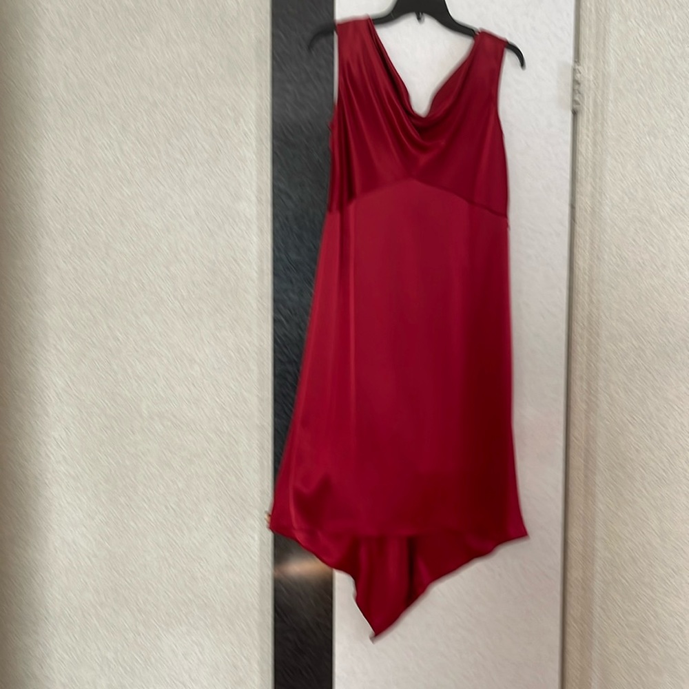 Silk red dress